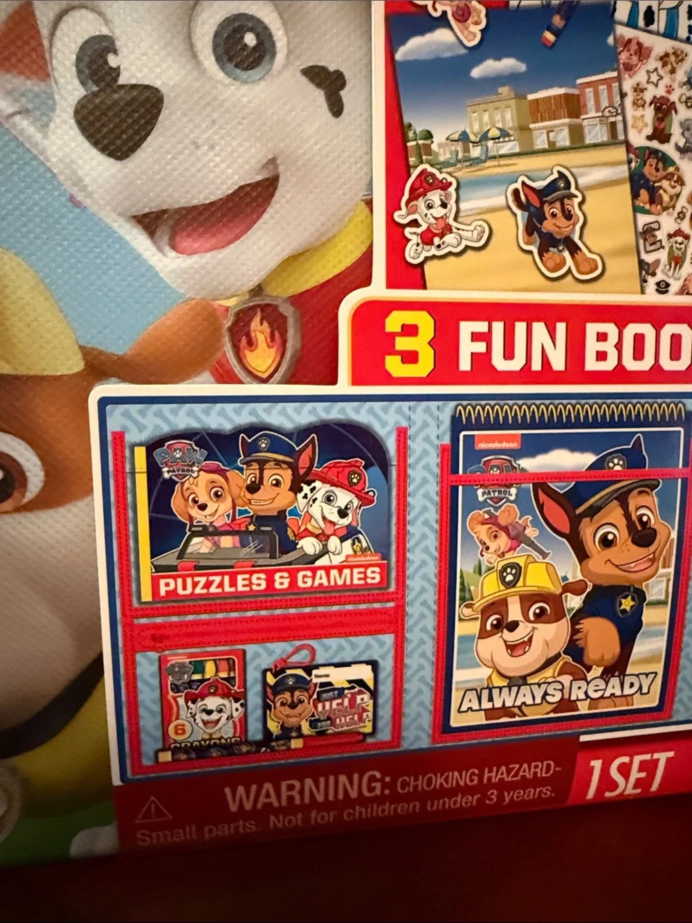 Paw Patrol Coloring & Activity Kit with Blue Carry Handle (new)